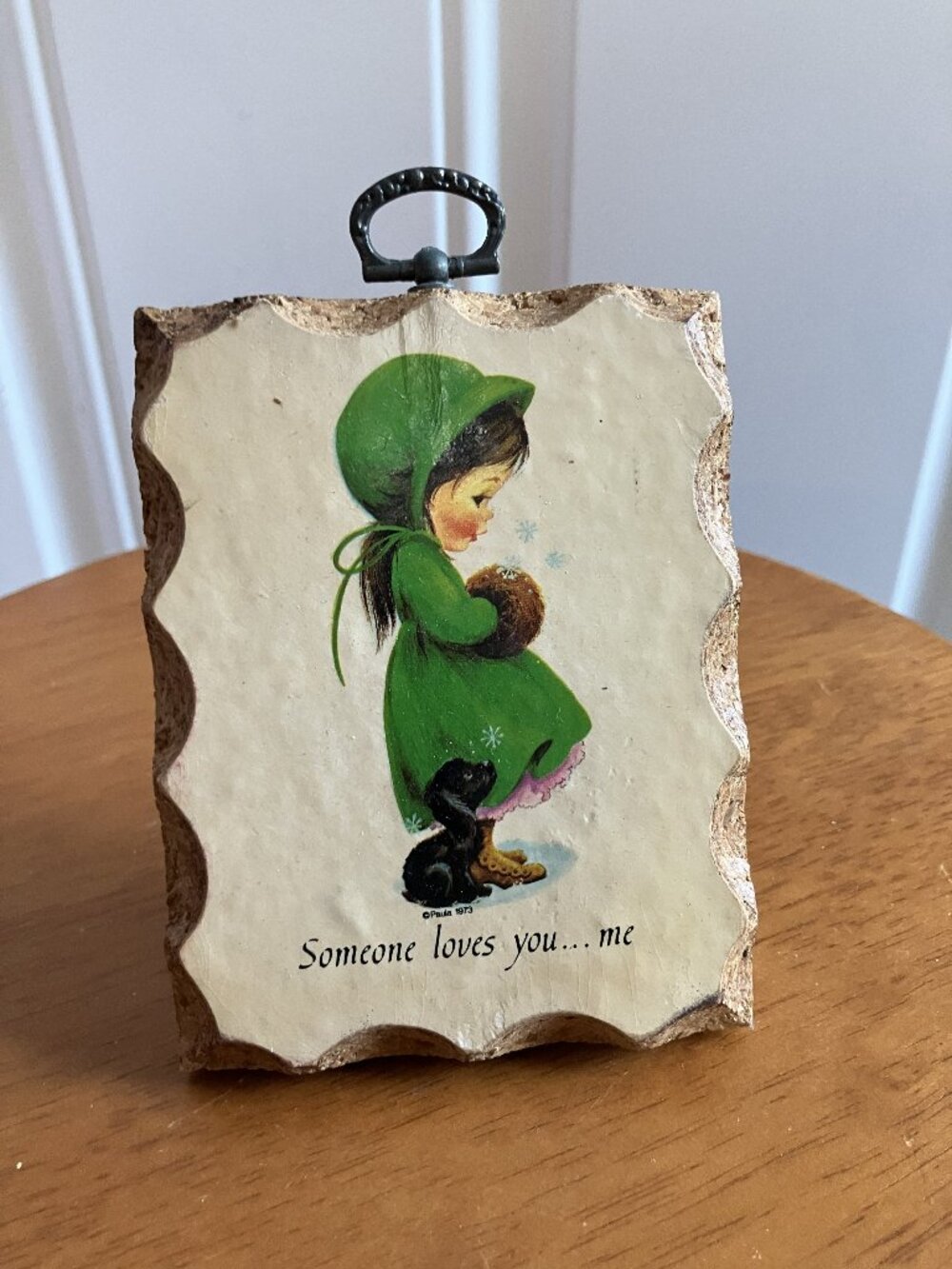Vintage Paula 1973 "Someone loves you...me" Plaque